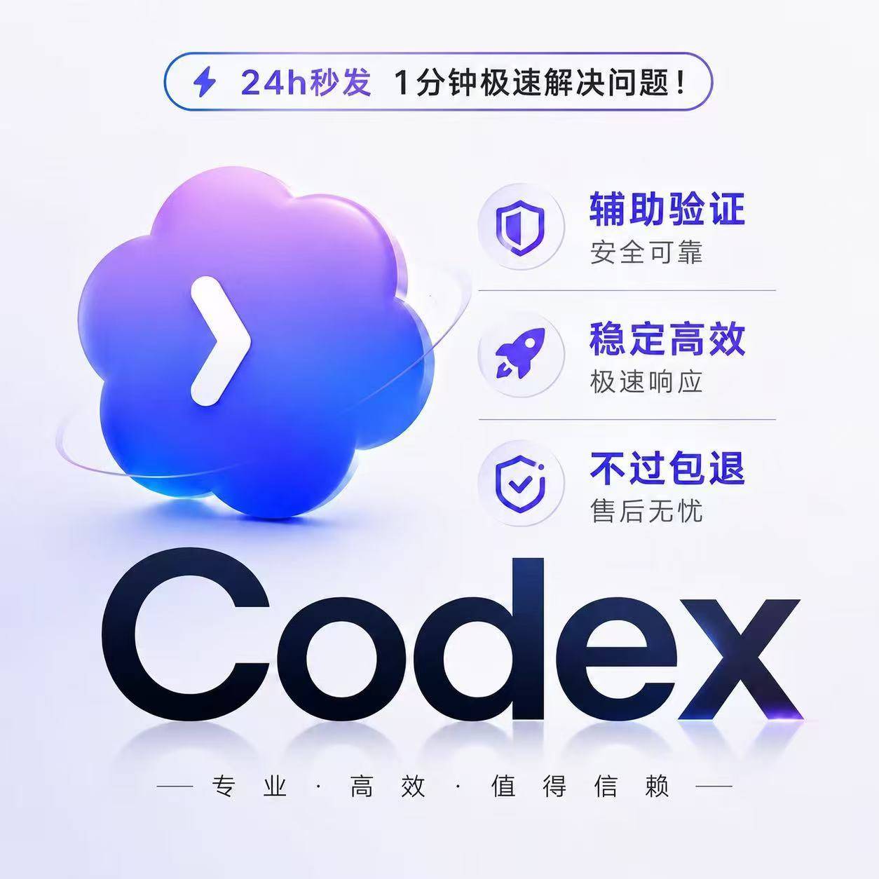 Codex 美区单次接码商品封面